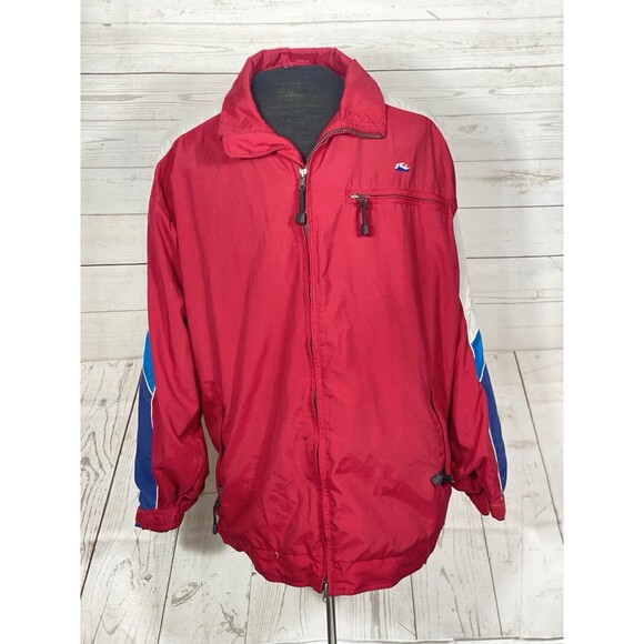 VTG 90s RUSTY Surfboards Winter Zip Up Jacket Men’s Large - Picture 1 of 8